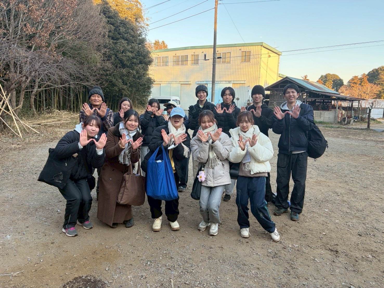 2026.2.1 農業ボランティア@飯島農園